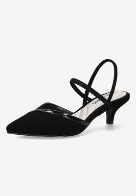 Women's Unna Pump by Easy Street in Black Lamy (Size 11 M)