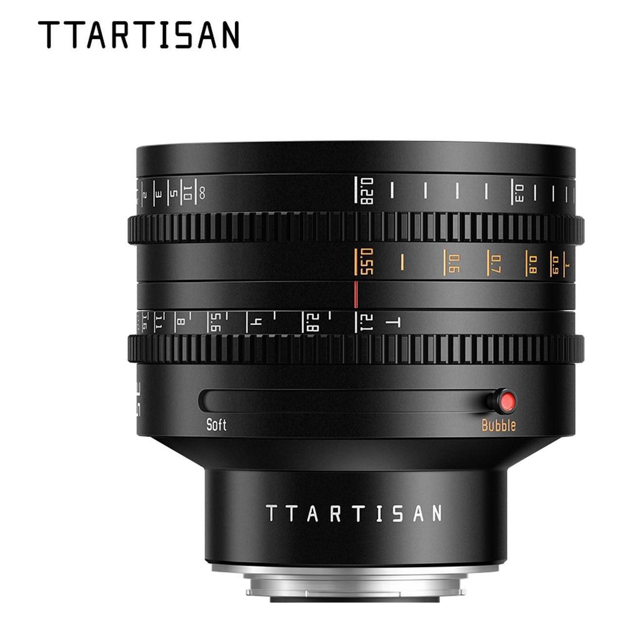 TTArtisan 35mm T2.1 Fuji X (Vollformat) (F3521-X-B)
