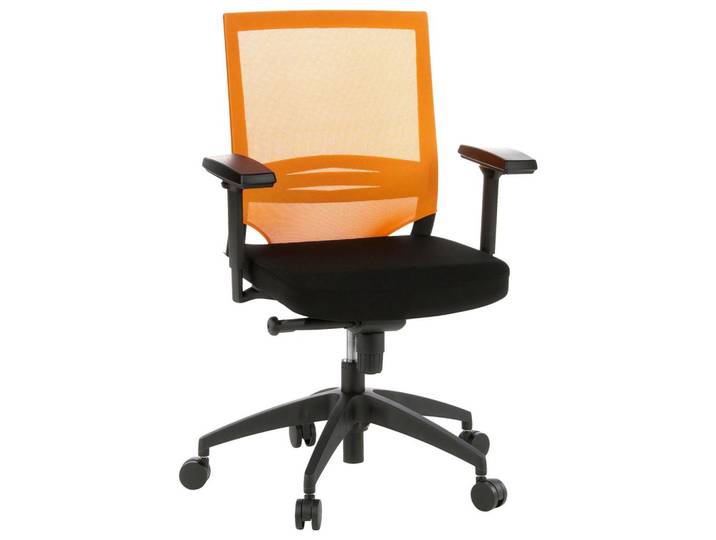 DREHSTUHL PORTO BASE Orange/Schwarz