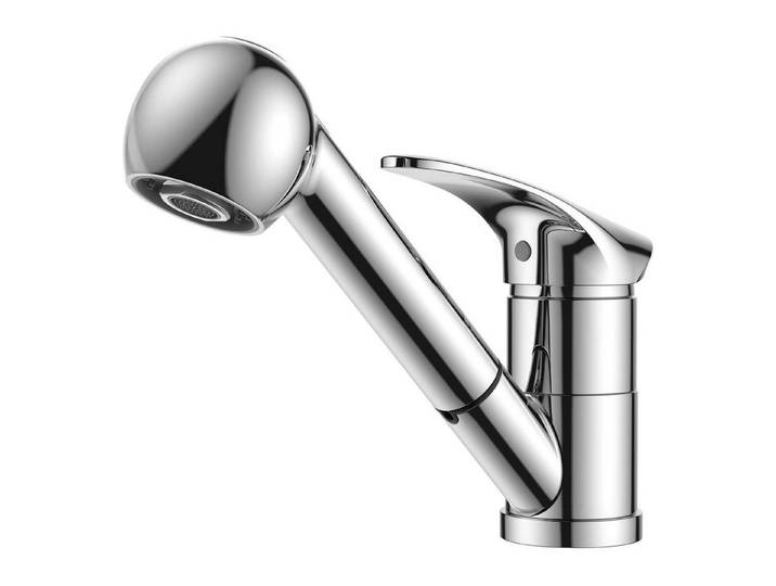 LuxusKollektion Küchenarmatur Wasserhahn Küche Edelstahl mit Brause 360° Drehbar, Einhebelmischer