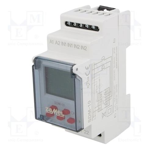 Zamel Schulklingel-Controller 2-Modul 230VAC 16A SDM-10 (EXT10000118)