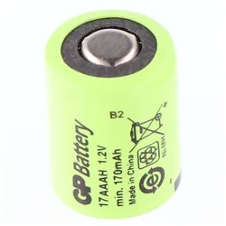 KAN 1/3AAA NiMH Industriezelle Akku Size 1/3 AAA Abmessungen 14,1 x 10,4mm, Nicht mehr lieferbar, wir liefern dafür eine bauähnliche GP Zelle