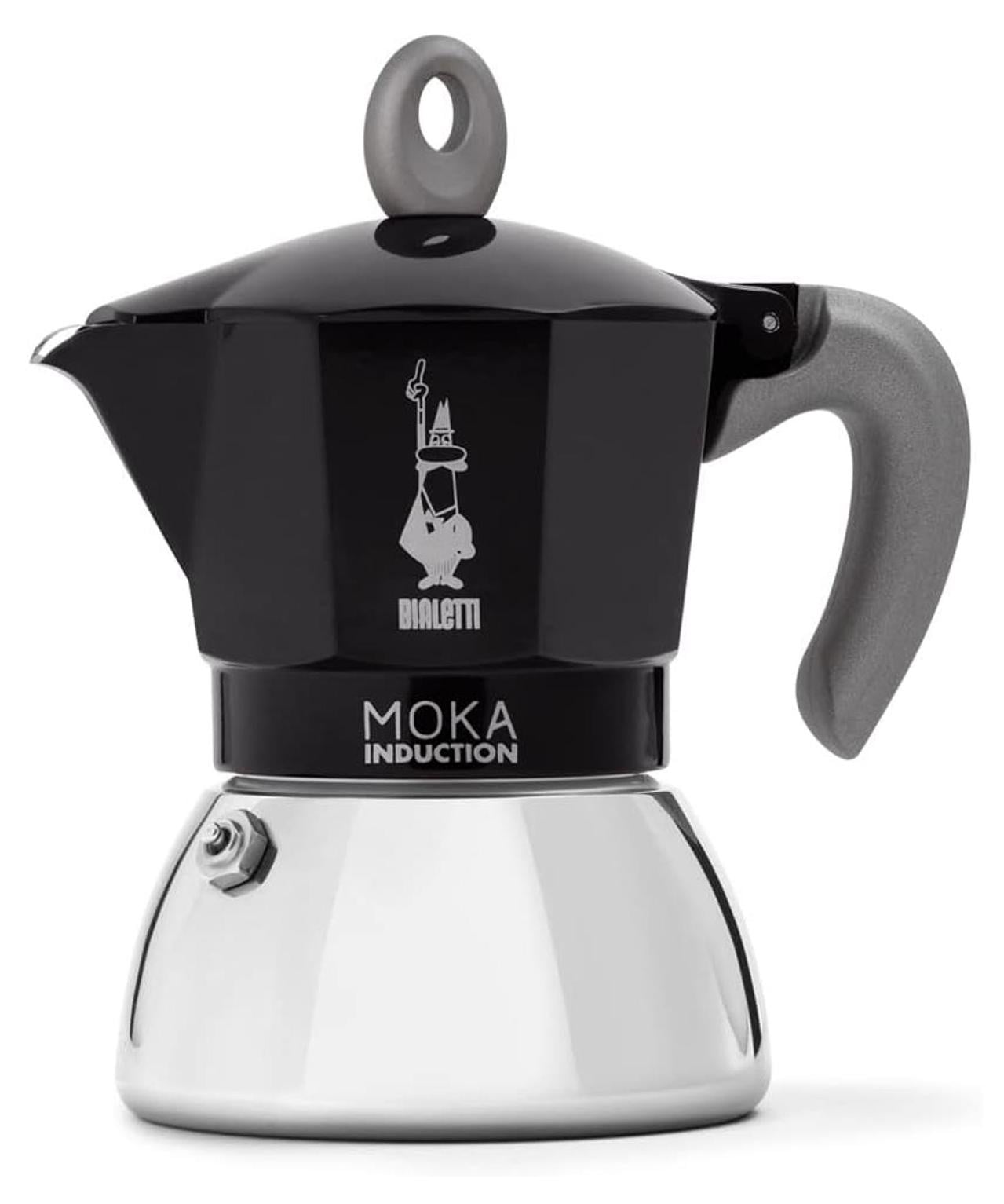 Bialetti New Moka Induction Espressokoker, 4 kopjes, zwart