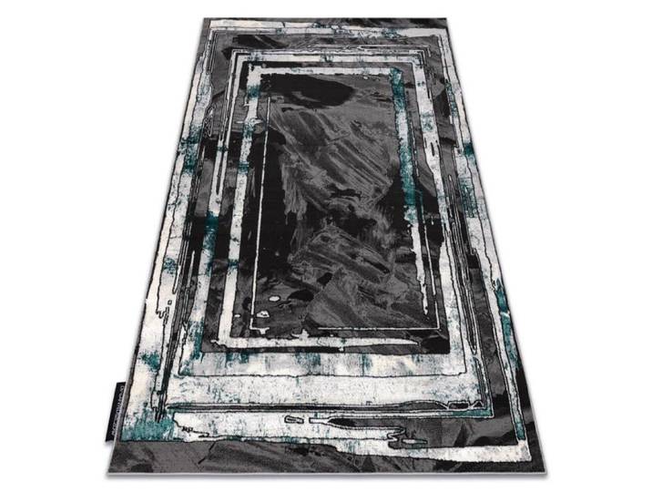 Tapis - RUGSX - DE LUXE moderne 619 - 240x340 cm - Gris/Vert - 100% Polyester