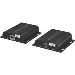 Monacor INS-100Z LAN (10/100 MBit/s), HDMI® Extender (Verlängerung) über Netzwerkkabel RJ45 100 m 18.4840