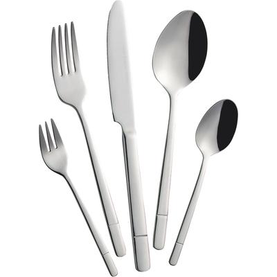Besteck-Set MULEX "Oceanside", silber (edelstahlfarben), 60 Stk., Edelstahl 18/0, Essbesteck-Sets, poliert