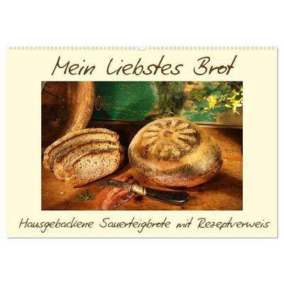 Mein liebstes Brot (Wandkalender 2026 DIN A2 quer), CALVENDO Monatskalender