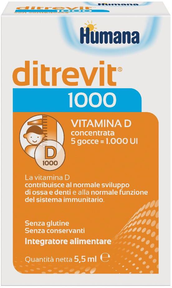 HUMANA ITALIA SpA Humana, Ditrevit 1000, 5,5 ml