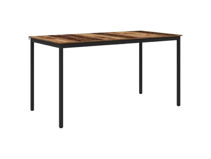 HBBMGYD Stehtisch, rechteckig, aus technischem Holz Metallbeine, stabiler Rahmen, klares Design, Küche, Esszimmer, einfache Reinigung