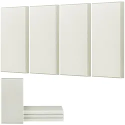 VEVOR Akustikpaneele, 4 Stück, 600x300x50 mm, Wandpaneele, schallabsorbierende Platten, selbstklebende, schalldichte Wandplatten, für Studios, Büros, Heimkinos, Konferenzräume, Beige