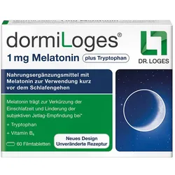 DORMILOGES 1 mg Melatonin plus Tryptophan Filmtab. 60 St