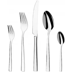 Collini Tafelbesteck Set 60tlg. SETTE im Koffer Edelstahl/Poliert, Besteck, Silber