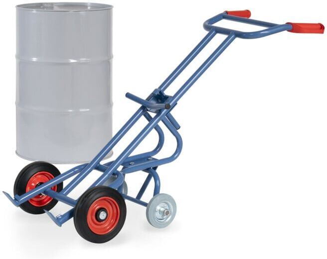 fetra Diable pour fûts 306 - roues à bandage caoutchouc, charge max. 300 kg (2078)