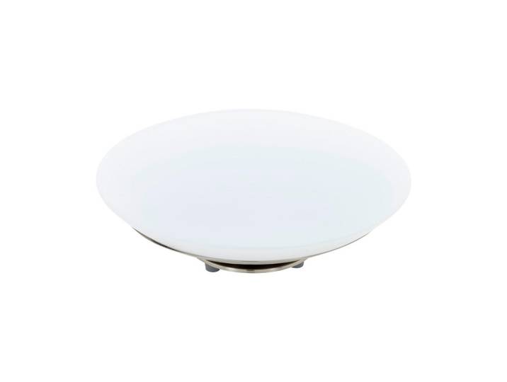Eglo Led-Tischleuchte Connect, Weiß, Nickelfarben, Metall, Kunststoff, rund, 11.5 cm, Farbwechsler, Smartphone-Steuerung, Lampen & Leuchten, Innenbeleuchtung, Tischlampen
