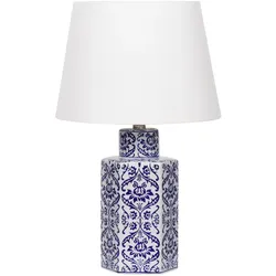 TISCHLEUCHTE Blau/Weiß Marcelin