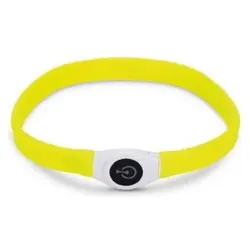 Beeztees BZ SG HBD+USB GLOWY GELB 65X2 (Hund), Halsband + Leine