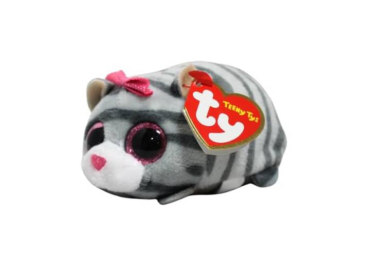 TY 1607-42312 Teeny Ty's - Muis Cassie - 10 CM,grijs.