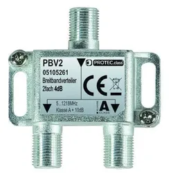 PROTEC Breitbandverteiler PBV2 2fach