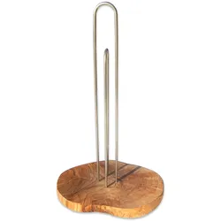 Küchenrollenhalter DESIGN aus Olivenholz