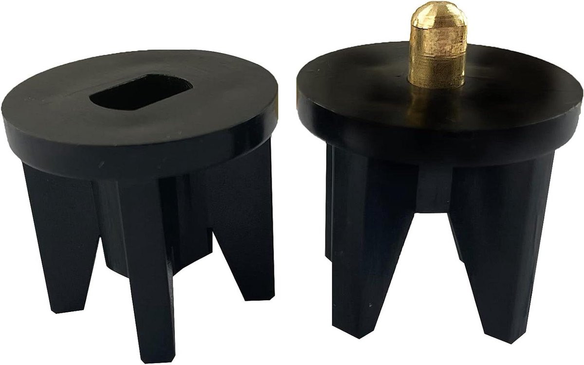 Universele montagebeugels voor rolgordijnen, 28 mm, zwart