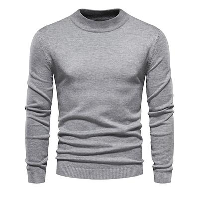 Neue Winter Rollkragen dicke Herren Pullover lässig Rollkragen einfarbig Qualität warm schlank Rollkragen Pullover Pullover Männer