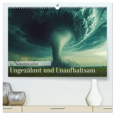 Naturgewalten - Ungezähmt und Unaufhaltsam (hochwertiger Premium Wandkalender 2027 DIN A2 quer), Kunstdruck in Hochglanz