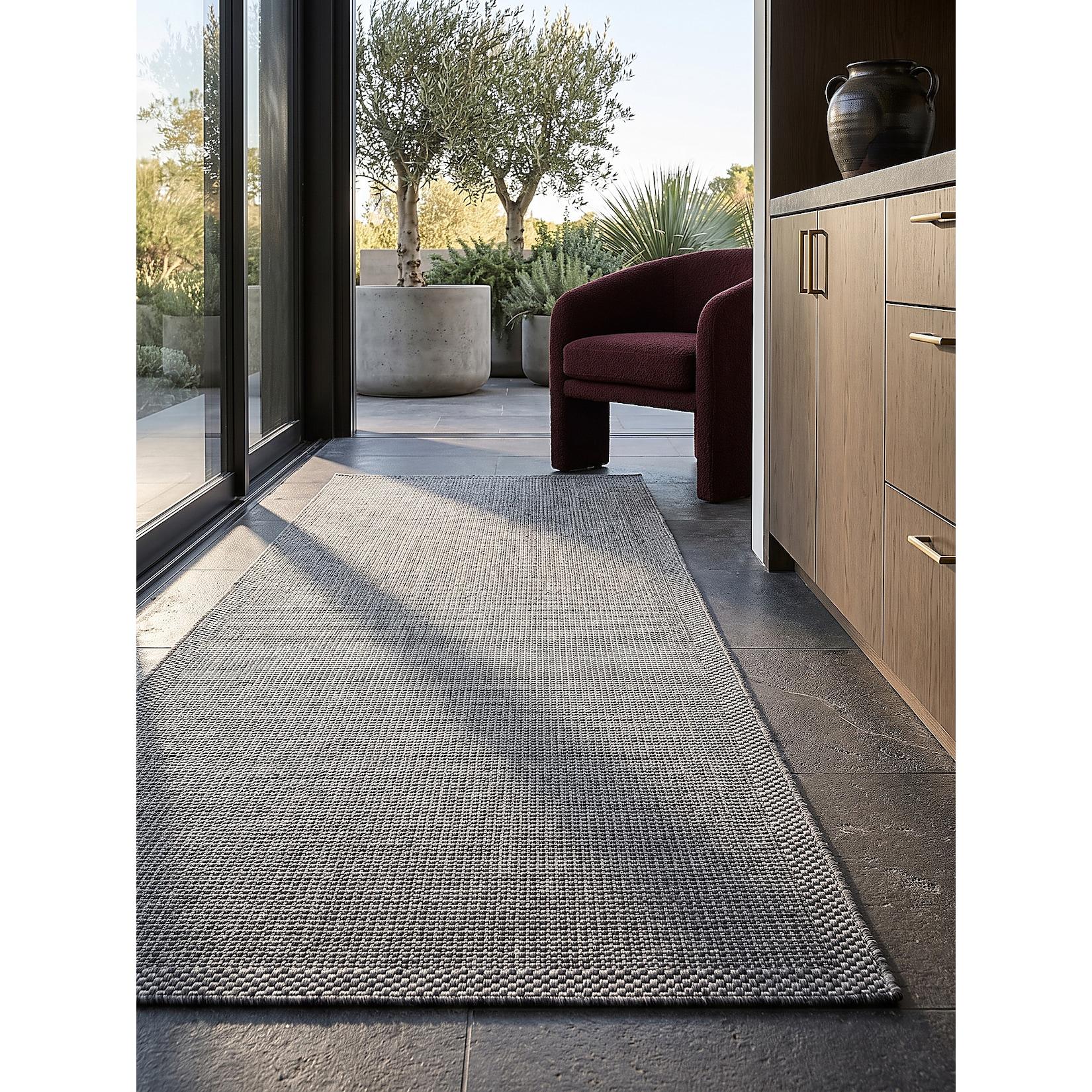 Läufer Pflegeleicht Grau 80x150 cm - ESERA Kadima Design
