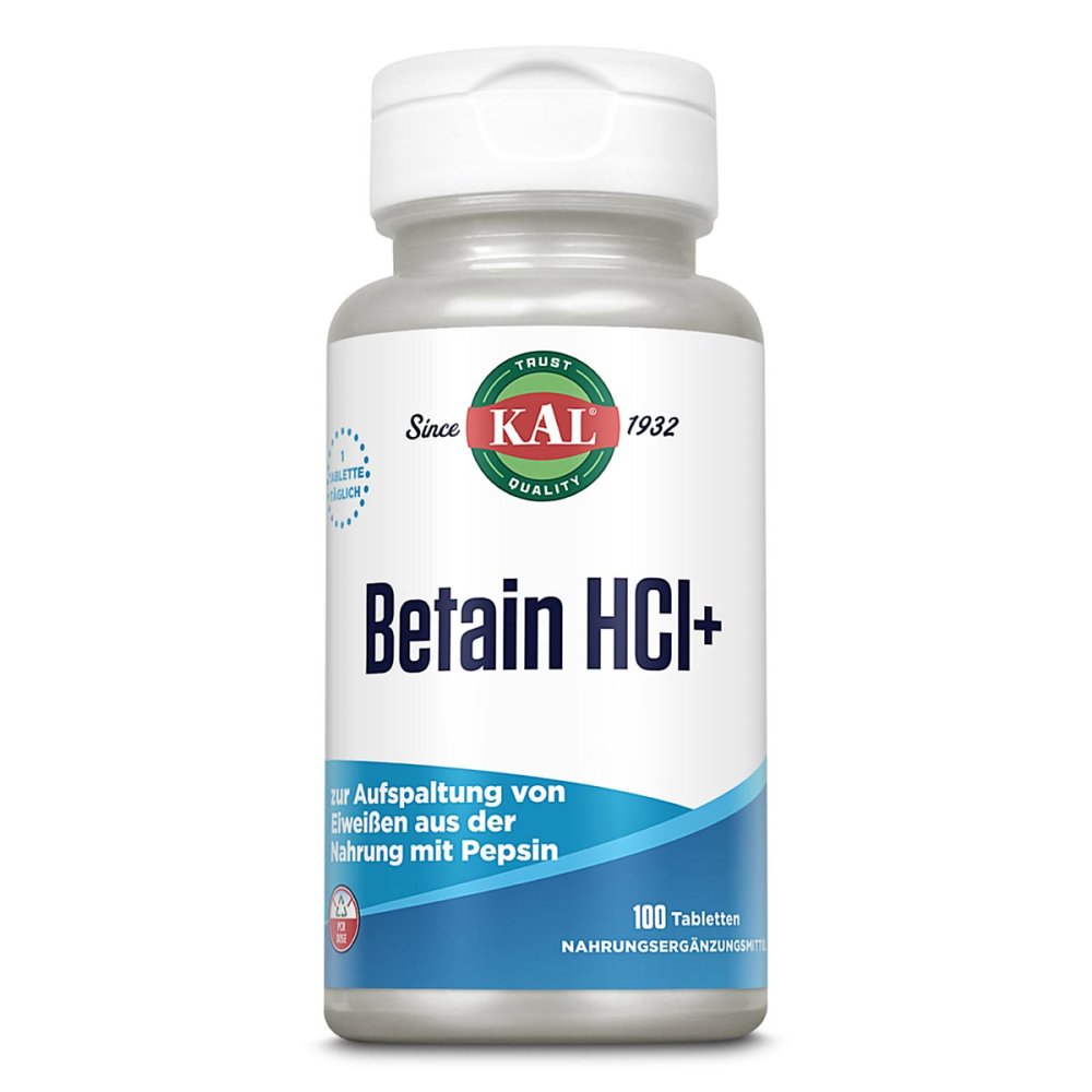 Supplementa GmbH KAL Betain HCl + 250 mg Tabletten 06988716