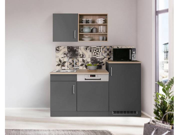 KOCHSTATION Küche KS-Mali, Breite 170 cm, mit E-Geräten