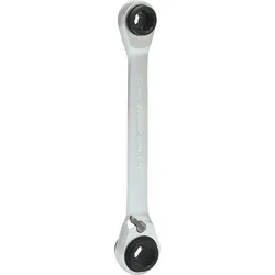 KS Tools 4 in 1 GEARplus umschaltbar Doppel-Ratschenringschlüssel - 503.4656