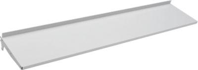 ESD-Stahlboden Treston M 1500, für TED-Arbeitstisch, bis 50 kg, neigbar, B 1490 x T 300 mm, epoxidpulverbeschichteter Stahl, lichtgrau