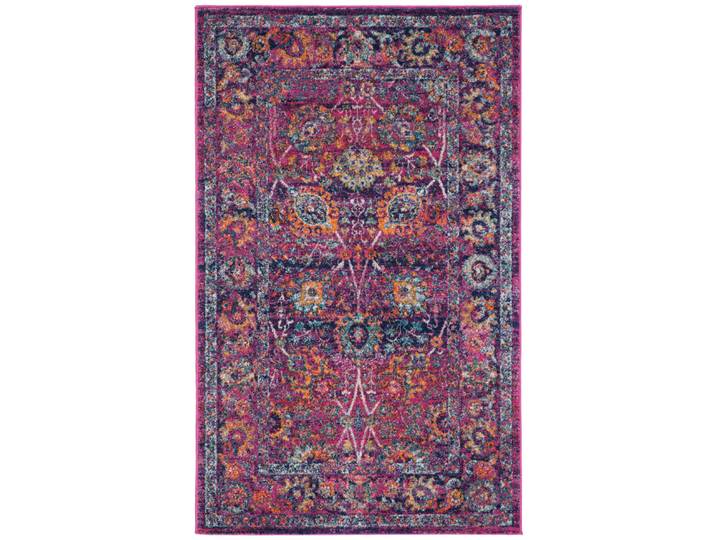 Tapis traditionnel en polypropylène rose/multicolore, 122 x 183 cm