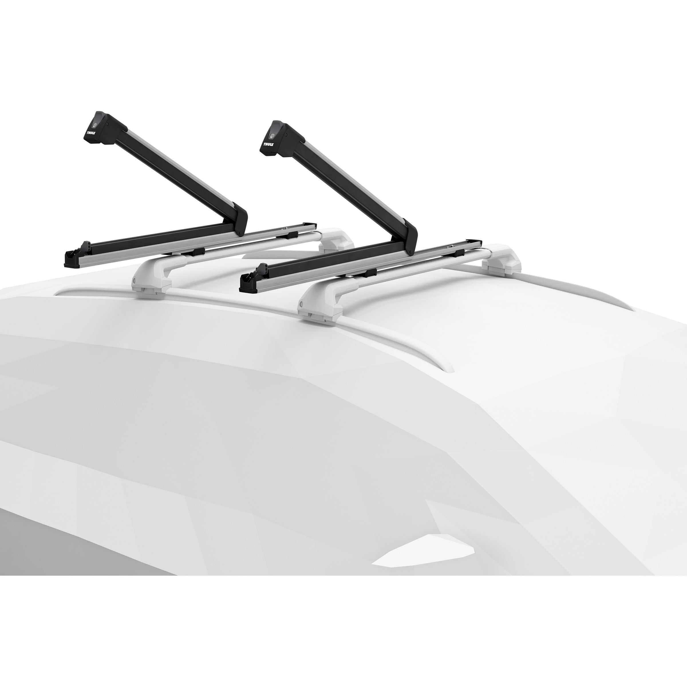 Thule SnowPack Ext Ski-/Snowboardträger Reise-Accessoires black-alu Größe 62.5cm Splitboard | Skifahren