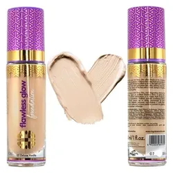 Ingrid, Foundation, Flawless Glow Foundation Illuminating Foundation. 02 Deluxe Vanilla 30Ml (Deluxe Vanilla)