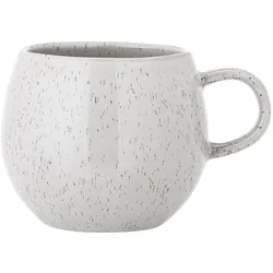 Bloomingville Becher aus Steingut Addison Groß, Ø 10,5xH10 cm, 500 ml