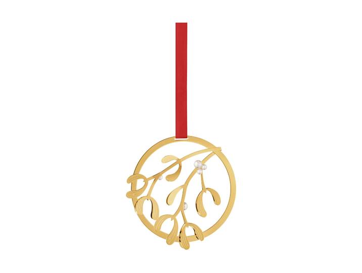 Georg Jensen Suspension de Noël Mistletoe Georg Jensen Laiton doré