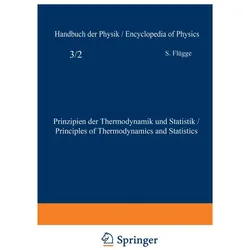 Prinzipien der Thermodynamik und Statistik / Principles of Thermodynamics and Statistics, Fachbücher von S. Flügge