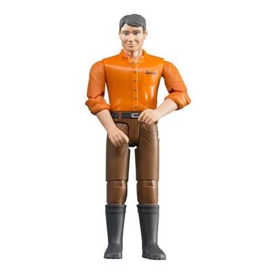 Mann mit hellem Hauttyp/brauner Hose