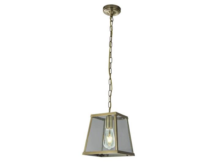 Landelijke hanglamp Voyager 20cm antiek brons Searchlight - 4614AB