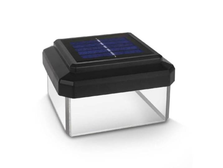 Green Blue GB128 LED Lampe Solaire Poteau de Clôture Lumière de Jardin\, Noir
