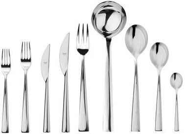 Mepra Energia Flatware Set - 39 Pieces - Stainless Steel