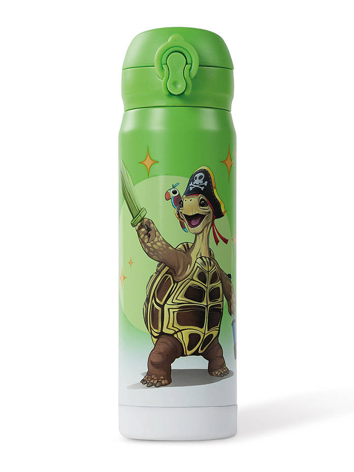AWAVE Isolierflasche ''Die Schule der Magischen Tiere'' in Grün - 380 ml - onesize