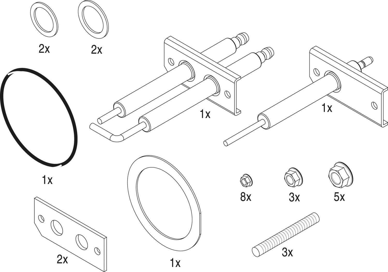 Bosch Service Set 8738805303 KB372 / Condens 7000F everp