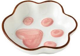 The Handy Homestead Ceramic Cat Claw Flavor Dish Cute Decorative Small Dish For Home 2pcs