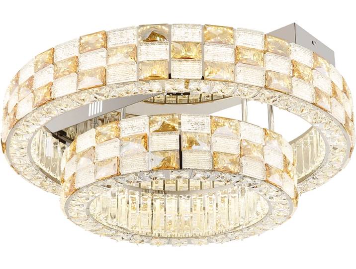 Deckenlampe LIDIA variable Intensität 61cm 55W gelb