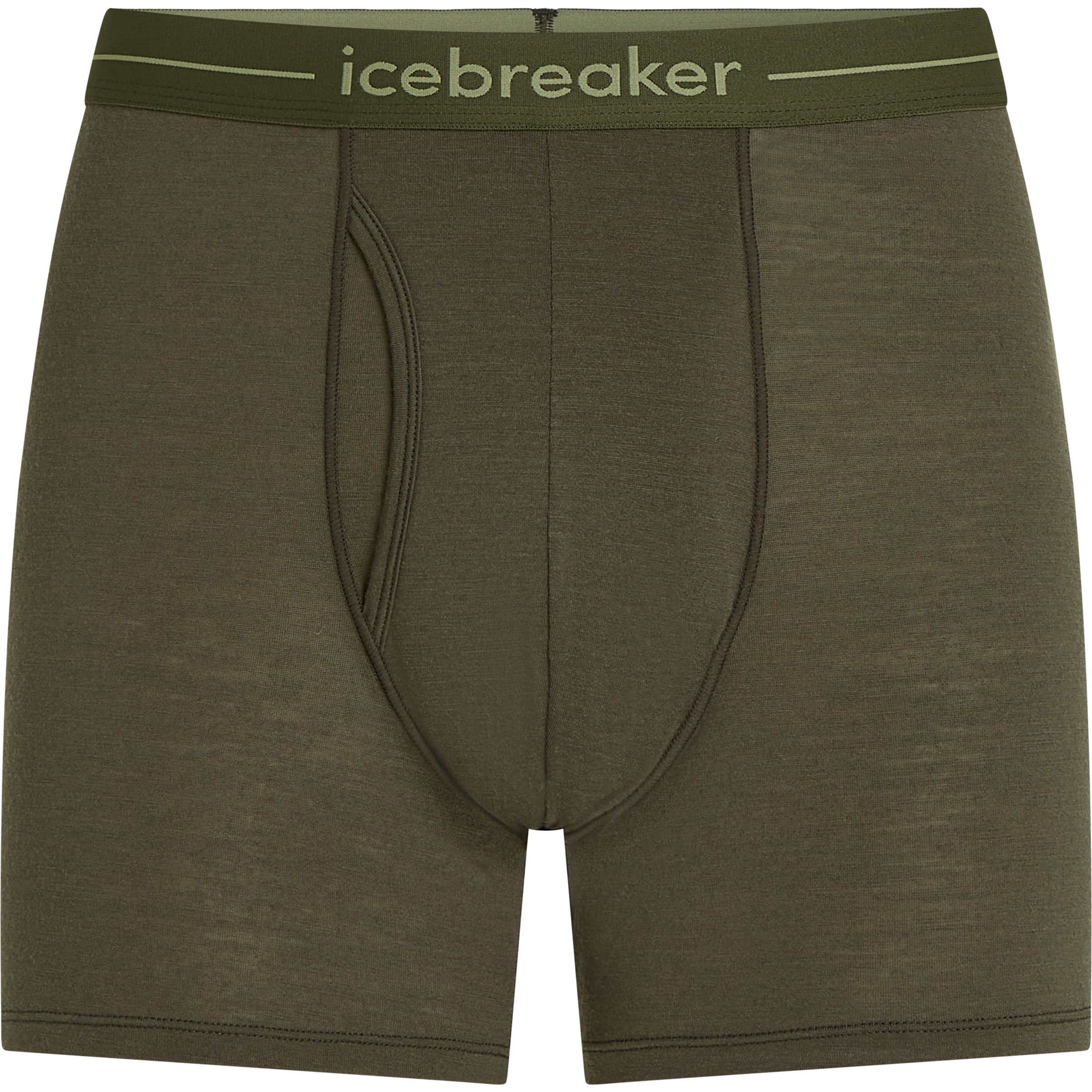 Icebreaker Anatomica Boxer Herren Kurze Unterhose gruen Größe M Widerstandsfähig Merinowolle