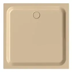 Bette BetteSupra Duschwanne 5630-003AE 120x120x6,5cm, Antirutsch/Pro, bahamabeige