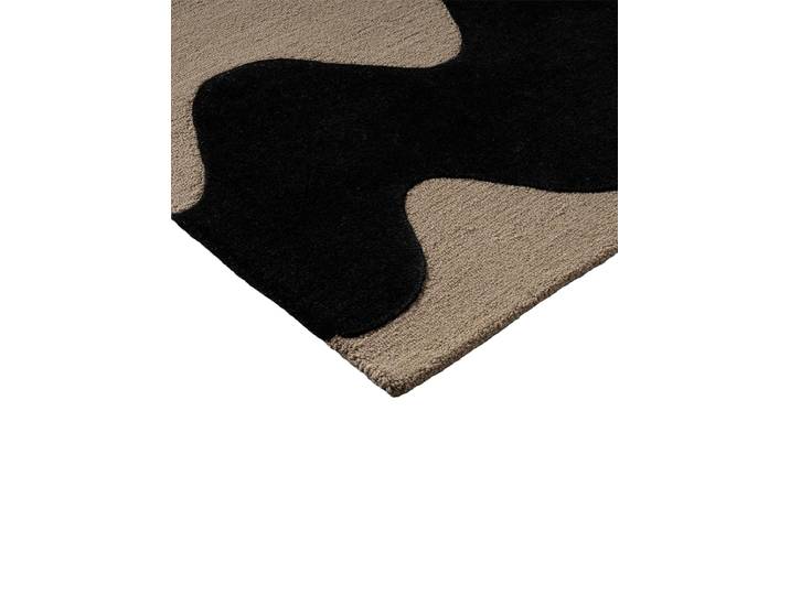 Handgetufteter Designer Teppich „Loki Black“ aus 100% Wolle, verschiedene Grössen MARIMEKKO
