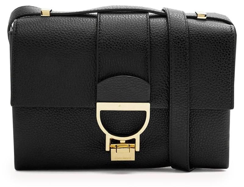 Elegante schwarze Damentasche mit verstellbarem Riemen und viel Stauraum