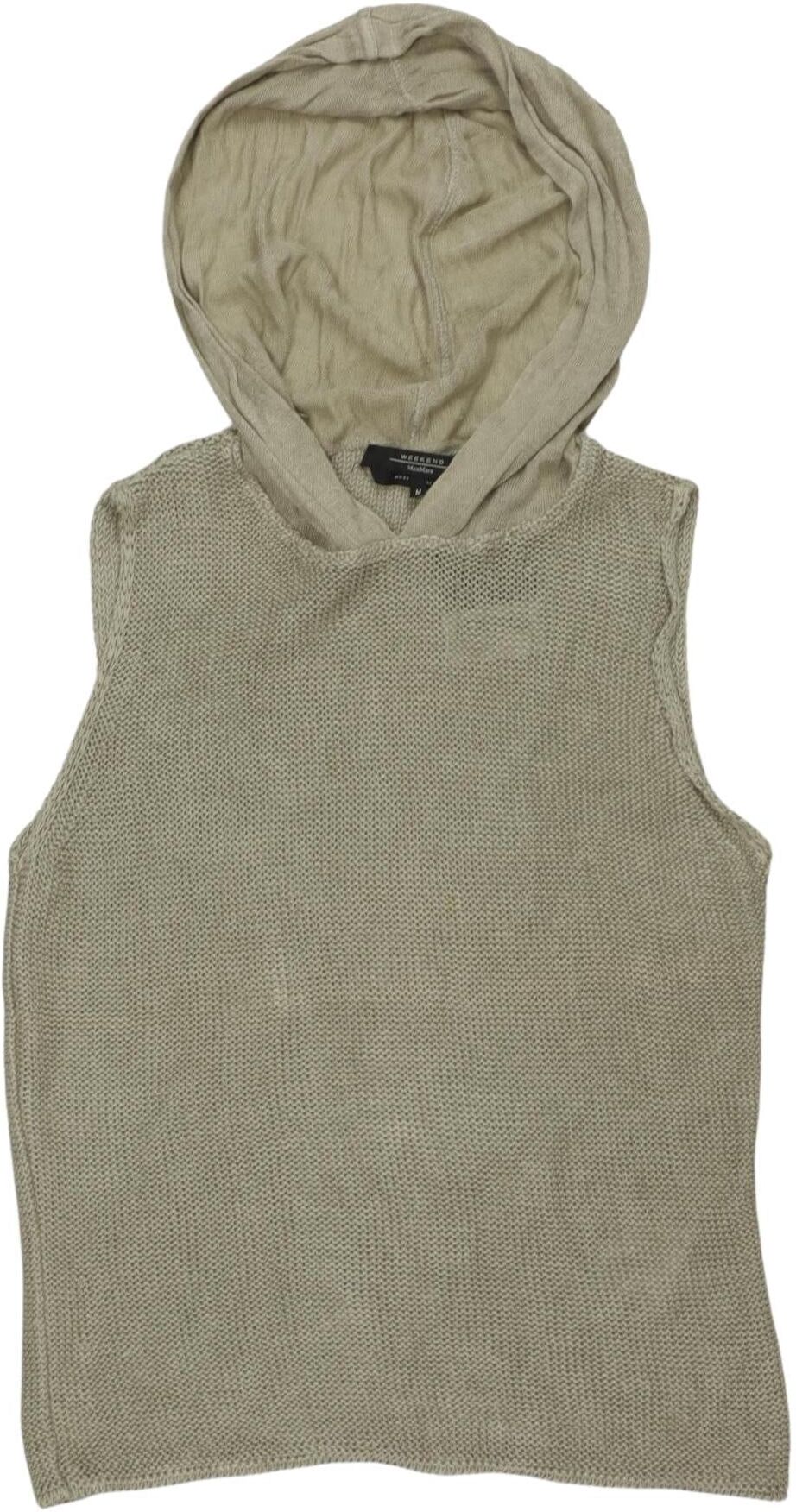 Weekend Max Mara Damen Pullover, Beige, Gr. M, Leinen - Second Hand